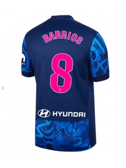 Atletico Madrid Pablo Barrios #8 Ausweichtrikot 2024-25 Kurzarm